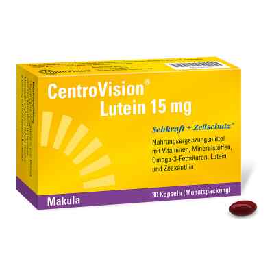 Centrovision Lutein 15 mg Kapseln 30 stk von OmniVision GmbH PZN 15401294