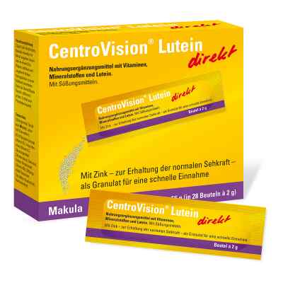 Centrovision Lutein direkt Granulat 28 stk von OmniVision GmbH PZN 16360309