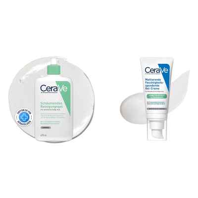 CeraVe Set für ölige Haut: Reinigung & Mattierende Gel-Creme