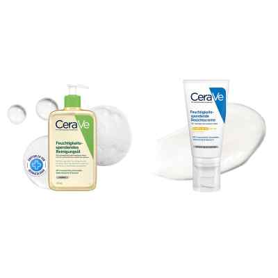 Cerave Set für sehr trockene Haut: Reinigungsöl & Gesichtscreme