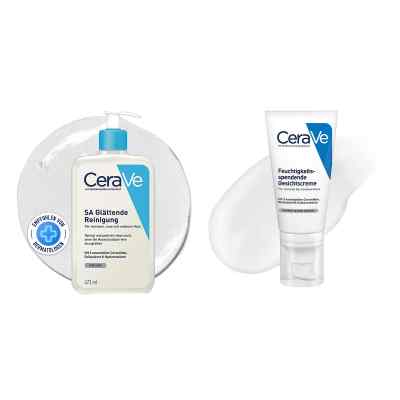 CeraVe Set für unebene Haut: Reinigung & Gesichtscreme