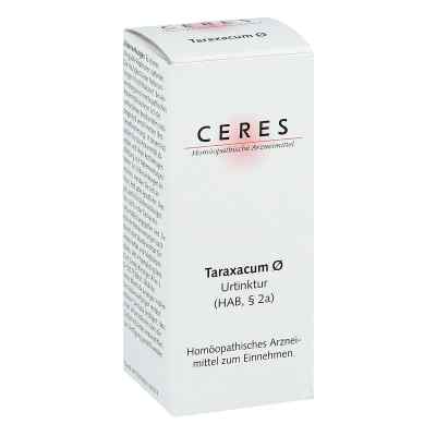 Ceres Taraxacum Urtinktur 20 ml von CERES Heilmittel GmbH PZN 00245291