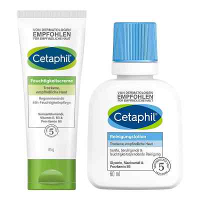 Cetaphil Feuchtigkeitscreme + Reinigungslotion