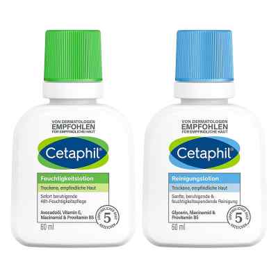 Cetaphil Feuchtigkeitslotion + Reinigungslotion
