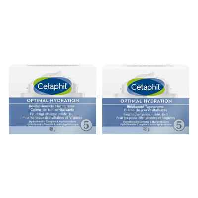 Cetaphil Optimal Hydration Belebende Tagescreme + Nachtcreme