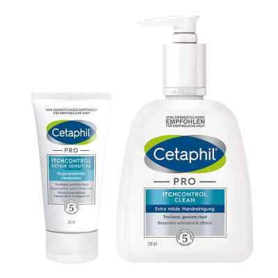 Cetaphil Pro Itchcontrol Clean Handreinigung + Handcreme