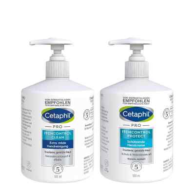 Cetaphil Pro Itchcontrol Clean Handreinigung + Protect Handcreme