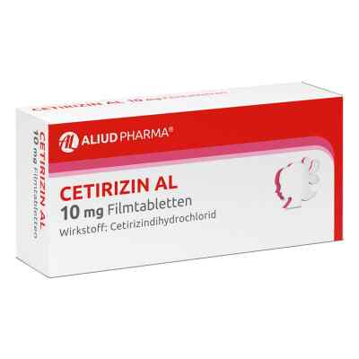 Cetirizin AL 10mg 7 stk von ALIUD Pharma GmbH PZN 02406640