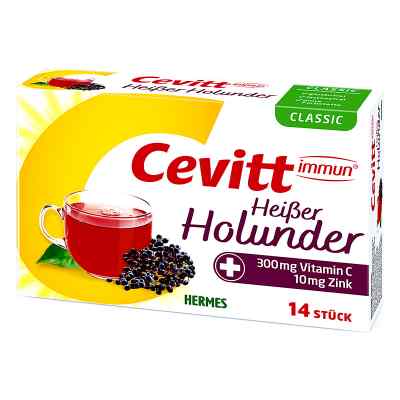 Cevitt Immun Heis Holunder 14 stk von HERMES Arzneimittel GmbH PZN 15582002