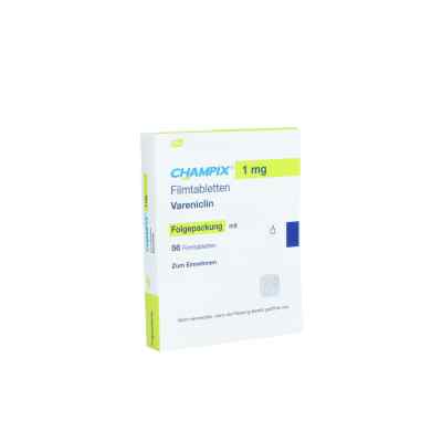 CHAMPIX 1mg Folgepackung 56 stk von Pfizer Pharma GmbH PZN 00425662