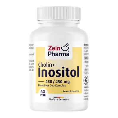 Cholin-inositol 450/450 mg pro veg.Kapseln 60 stk von Zein Pharma - Germany GmbH PZN 13475880