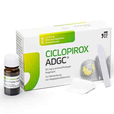 CICLOPIROX ADGC 80 mg/g wirkstoffhaltiger Nagellack 3.3 ml von Zentiva Pharma GmbH PZN 17184211