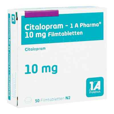 Citalopram-1A Pharma 10mg 50 stk von 1 A Pharma GmbH PZN 03872841