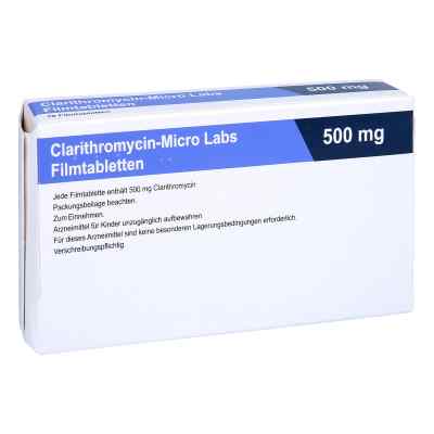 Clarithromycin-Micro Labs 500mg 10 stk von Micro Labs GmbH PZN 10818440