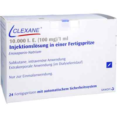 Clexane 100mg Injektionslösung 1ml mit Sicherheits-System 24 stk von Sanofi-Aventis Deutschland GmbH PZN 11331510