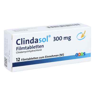 Clindasol 300mg 12 stk von CNP Pharma GmbH PZN 06794627