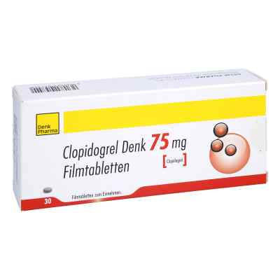 Clopidogrel Denk 75 mg Filmtabletten 30 stk von Denk Pharma GmbH & Co.KG PZN 10060865