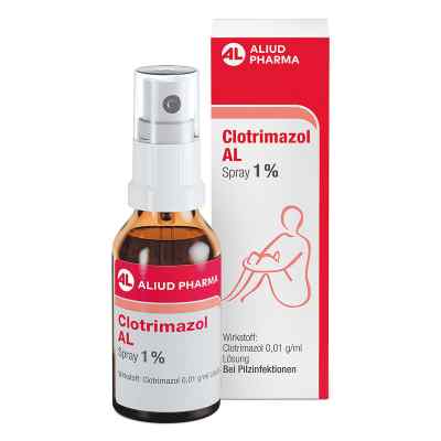 Clotrimazol AL Spray 1% bei Fußpilz
