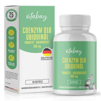 Coenzym Q10 Ubiquinol 200 mg bioaktiv Weichkapseln