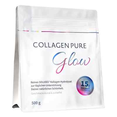 Collagen Pure Glow 100% Reines Kollagen Pulver 500 g von Mediakos GmbH PZN 19430832