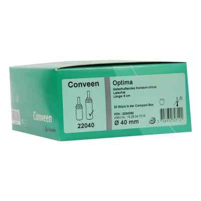 Conveen Optima Kondom Urinal 8cm 40mm 22040 30 stk von Coloplast GmbH PZN 02294388