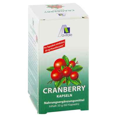 Cranberry Kapseln 400 mg 60 stk von Avitale GmbH PZN 04125419
