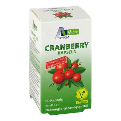 Cranberry Vegan Kapseln 400 mg 60 stk von Avitale GmbH PZN 11362829