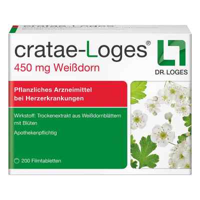 Cratae-loges 450 Mg Weißdorn Filmtabletten