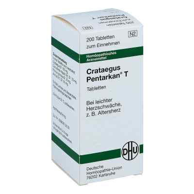 Crataegus Pentarkan T Tabletten 200 stk von DHU-Arzneimittel GmbH & Co. KG PZN 08534698