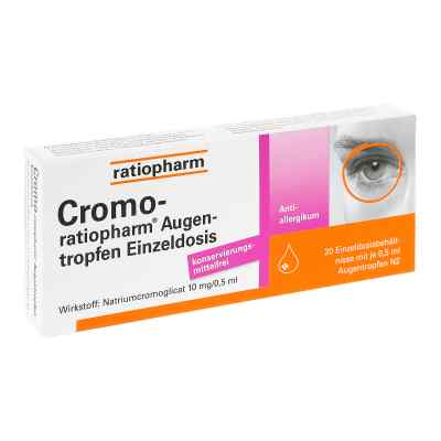 Cromo-ratiopharm Augentropfen 20X0.5 ml von ratiopharm GmbH PZN 04884527