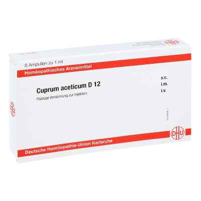 Cuprum Aceticum D 12 Ampullen 8X1 ml von DHU-Arzneimittel GmbH & Co. KG PZN 11705519
