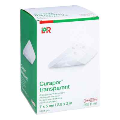 Curapor Wundverband Steril Transparent 5x7 Cm 50 stk von ToRa Pharma GmbH PZN 17554375