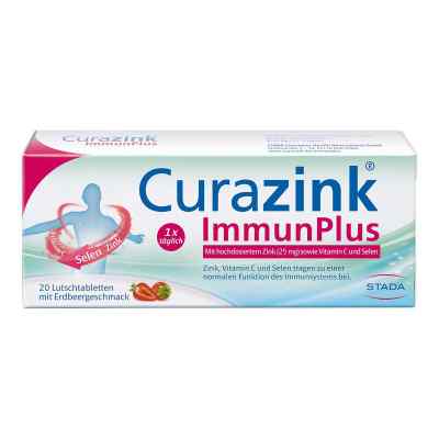 Curazink Immunplus Lutschtabletten 20 stk von STADA GmbH PZN 15626047