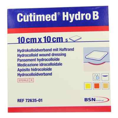 Cutimed Hydro B Hydrok.ver.10x10cm mit Haftr. 5 stk von BSN medical GmbH PZN 01021406