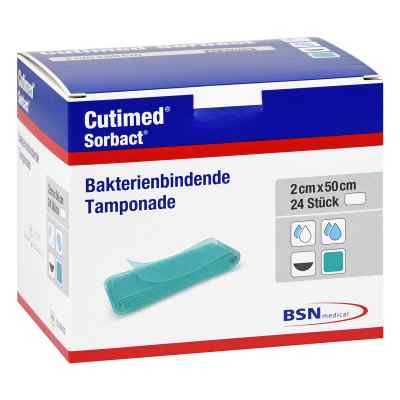 Cutimed Sorbact Tamponaden 2x50 cm - B2B Medical