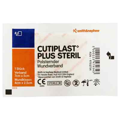 Cutiplast Plus steril 5x7 cm Verband