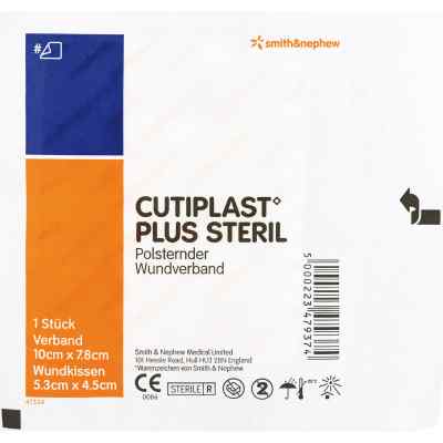 Cutiplast Plus steril 7,8x15 cm Verband 55 stk von Avitamed GmbH PZN 12147889