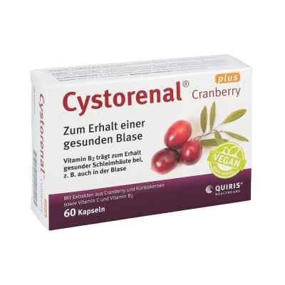 Cystorenal Cranberry plus Kapseln 60 stk von Quiris Healthcare GmbH & Co. KG PZN 05022549