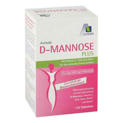 D-Mannose Plus 2000 mg Tabletten mit Vitamine und Mineralstoffe 120 stk von Avitale GmbH PZN 15743830