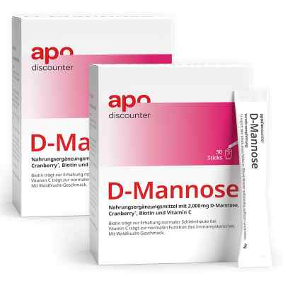  D-Mannose Sticks 2000 mg von apodiscounter