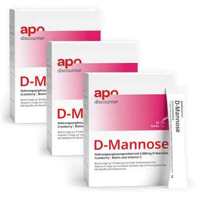  D-Mannose Sticks 2000 mg von apodiscounter