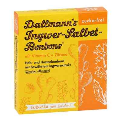 Dallmann's Ingwer-salbei Bonbons 37 g von Dallmann's Pharma Candy GmbH PZN 15747957