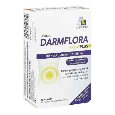 Darmflora Aktiv Plus 100 Mrd.bakterien+7 Vitamine 80 stk von Avitale GmbH PZN 14025392
