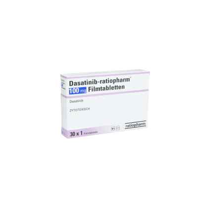 Dasatinib-ratiopharm 100 mg Filmtabletten 30 stk von ratiopharm GmbH PZN 16315119