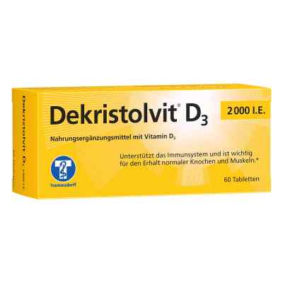 Dekristolvit D3 2.000 I.e. Tabletten 60 stk von Trommsdorff GmbH & Co. KG PZN 10818523