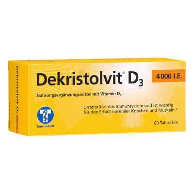 Dekristolvit D3 4.000 I.e. Tabletten 60 stk von Trommsdorff GmbH & Co. KG PZN 10818581