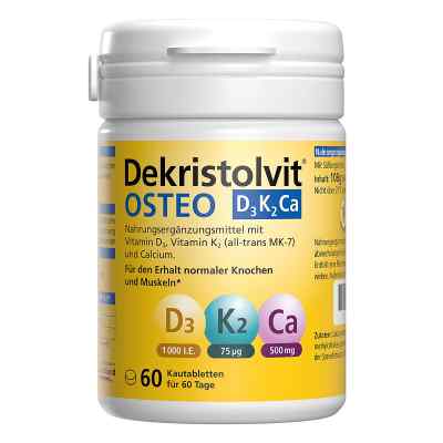 Dekristolvit OSTEO D3K2Ca Kautabletten 