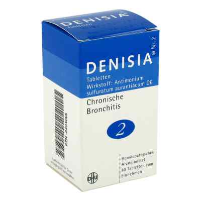 Denisia 2 chronische Bronchitis Tabletten 80 stk von DHU-Arzneimittel GmbH & Co. KG PZN 08494266