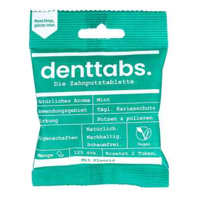 Denttabs Zahnputztabletten stevia mint