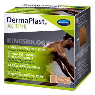 DermaPlast Active Kinesiology Tape 5 cm x 5 m beige